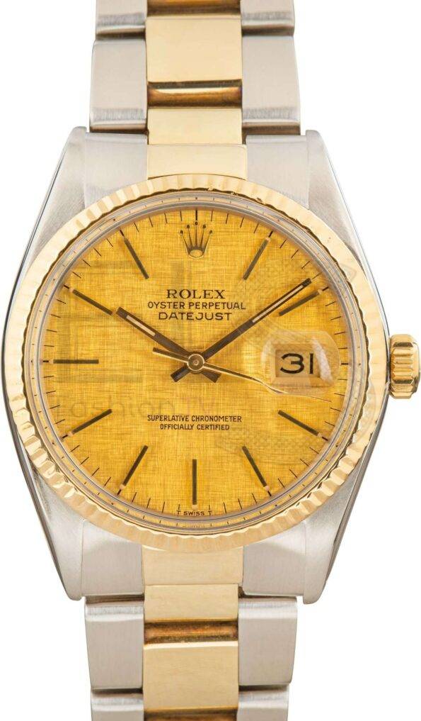 Rolex Oyster Datejust 16013 Linen Dial ELS Fashion TV