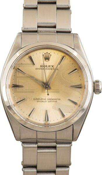 Rolex Oyster Perpetual 1002 Silver Index ELS Fashion TV