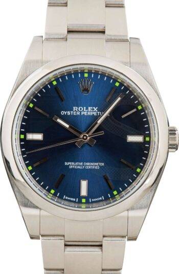 Rolex Oyster Perpetual 114300 Blue Index Dial ELS Fashion TV