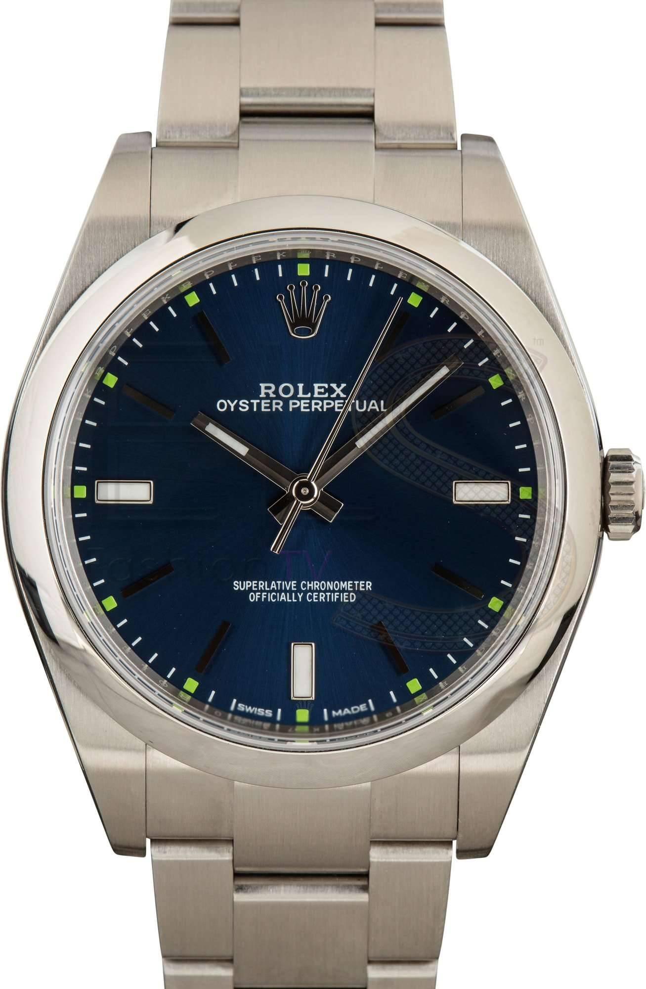 Rolex Oyster Perpetual 114300 Stainless Steel ELS Fashion TV
