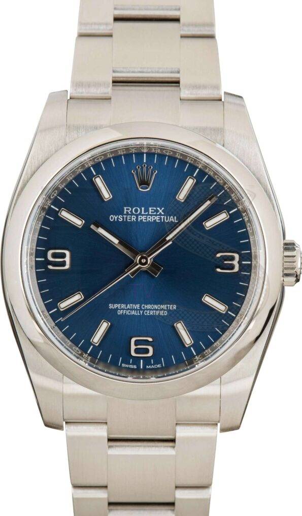 Rolex Oyster Perpetual 116000 Blue Dial ELS Fashion TV