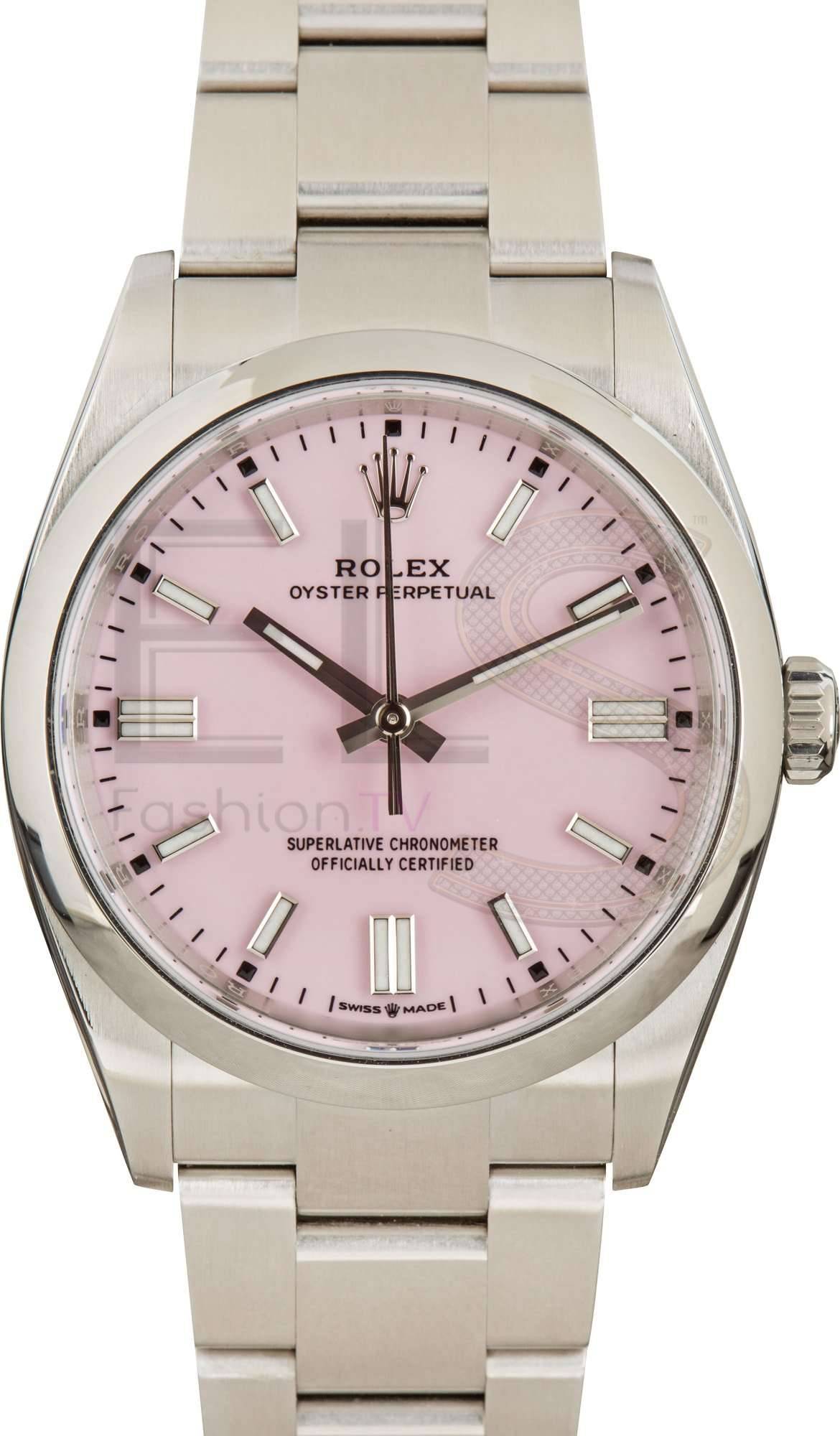 Rolex Oyster Perpetual 126000 Pink Dial ELS Fashion TV