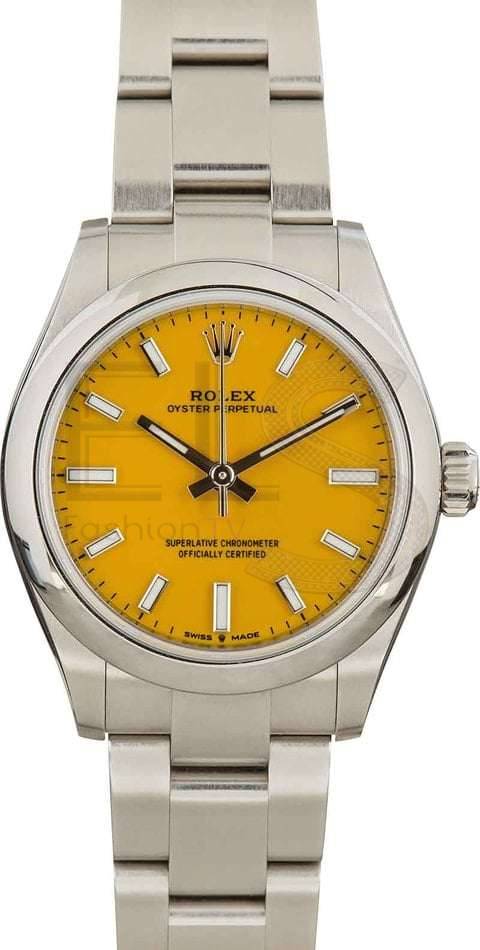 Rolex Oyster Perpetual 277200 Yellow Rolex Oyster Perpetual 277200 Yellow ELS Fashion TV