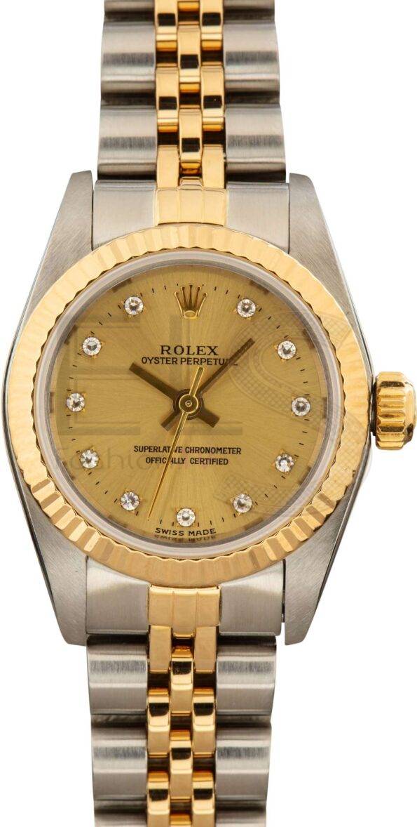 Rolex Oyster Perpetual 67193 Diamond Dial ELS Fashion TV