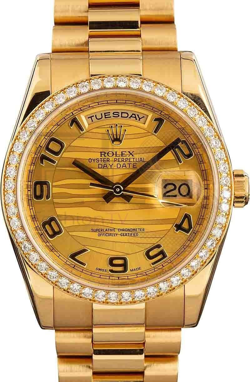 Rolex President Day-Date 118348 Yellow Gold