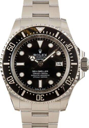 Rolex Sea-Dweller 136660 Black Chromalight Dial ELS Fashion TV