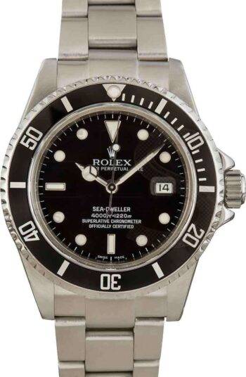 Rolex Sea-Dweller Ref 16660 Black Dial ELS Fashion TV