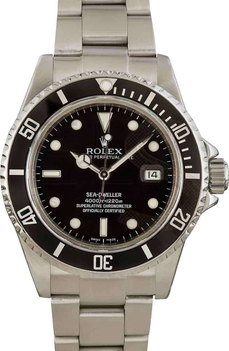 Rolex Sea-Dweller Ref 16660 Black Dial ELS Fashion TV