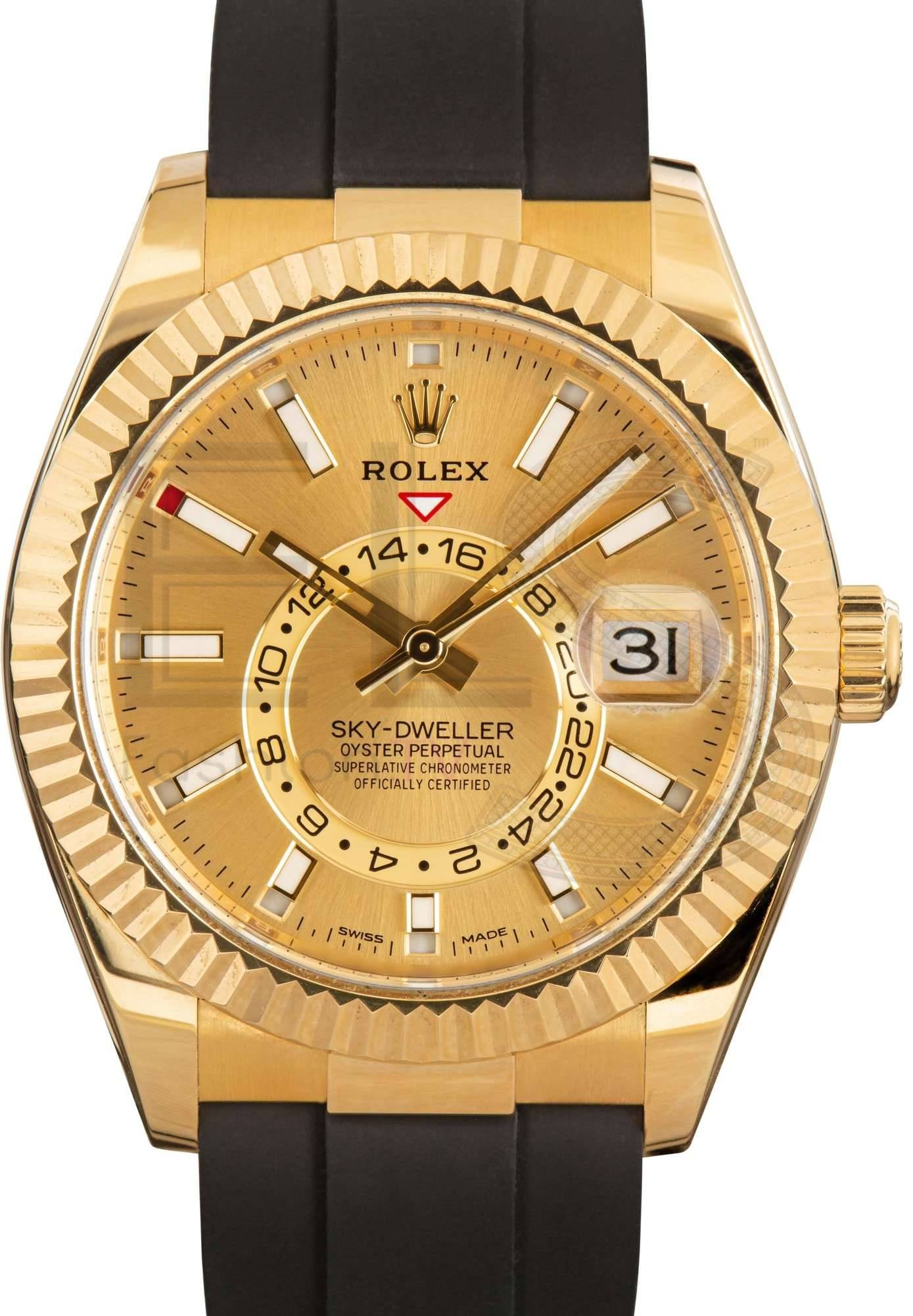 Rolex Sky-Dweller 326238 Champagne Dial ELS Fashion TV