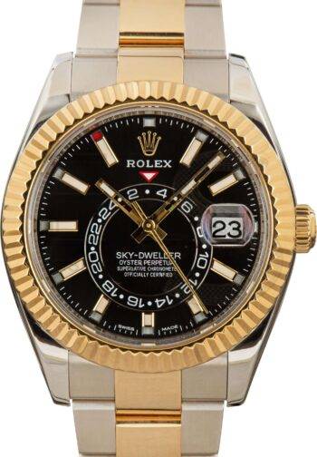 Rolex Sky-Dweller 326933 Black Dial Two Tone ELS Fashion TV