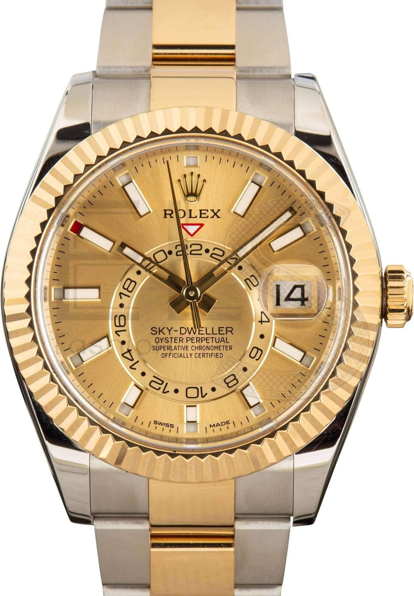 Rolex Sky-Dweller 326933 Champagne Dial ELS Fashion TV