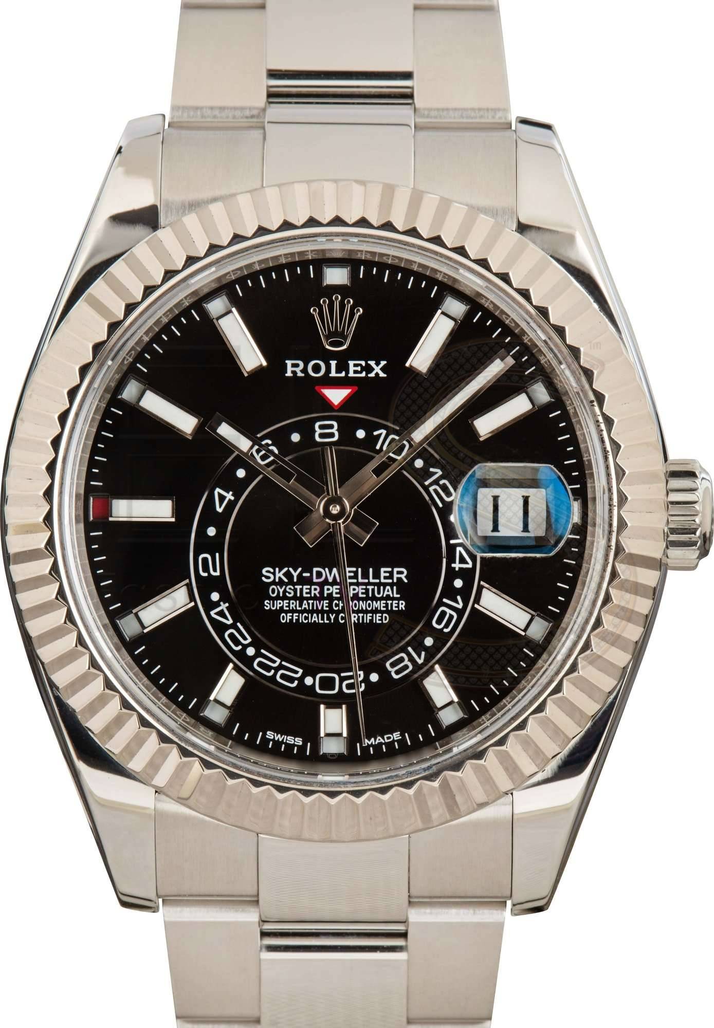 Rolex Sky-Dweller 326934 Black Luminous Dial