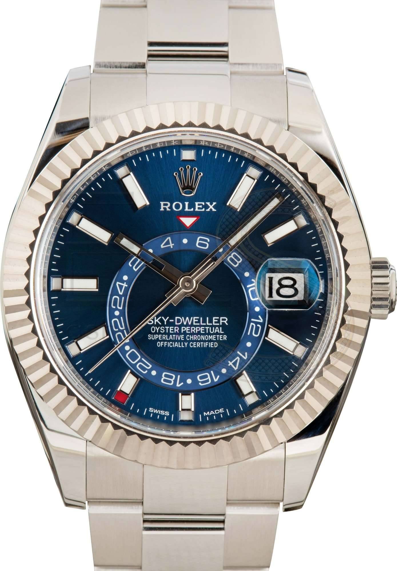 Rolex Sky-Dweller 326934 Blue Luminous Dial