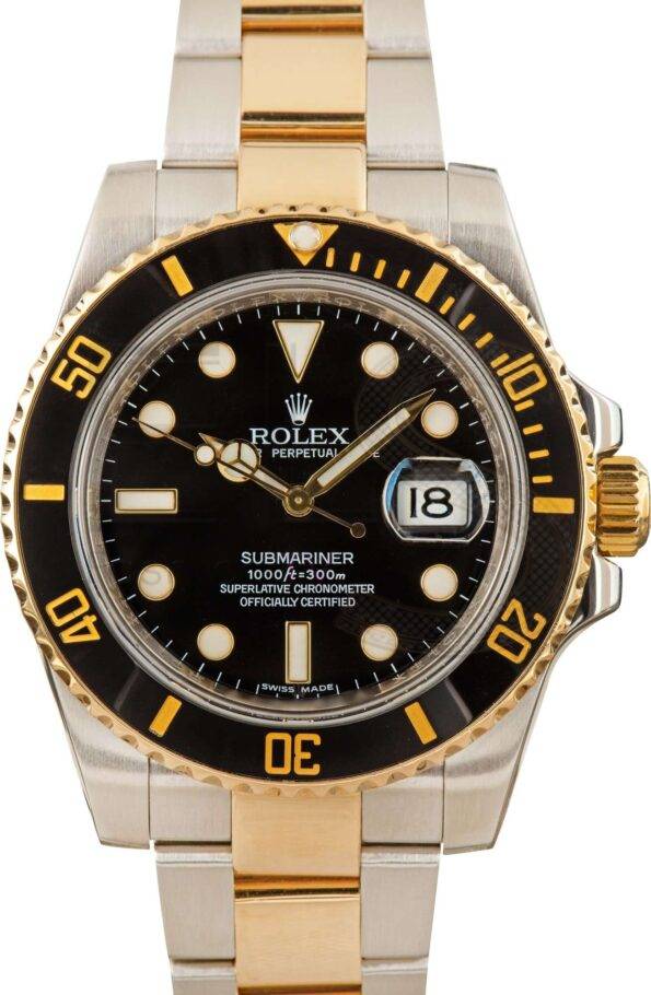 Rolex Submariner 116613 Black Ceramic Bezel ELS Fashion TV