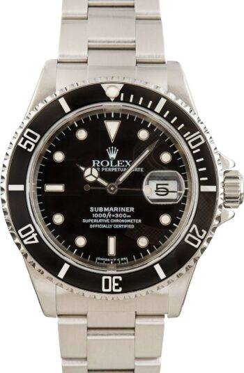 Rolex Submariner 16610 Stainless Steel ELS Fashion TV