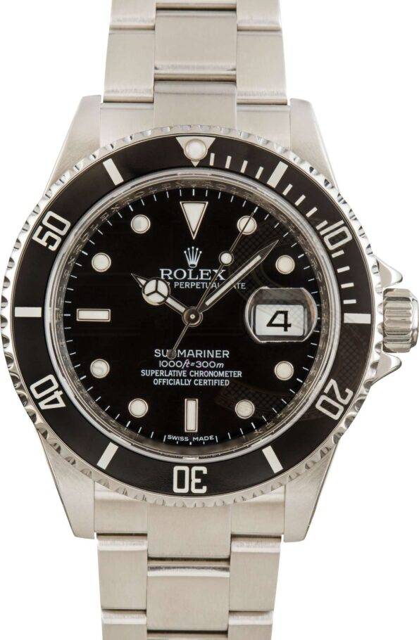 Rolex Submariner 16610T Black Bezel ELS Fashion TV