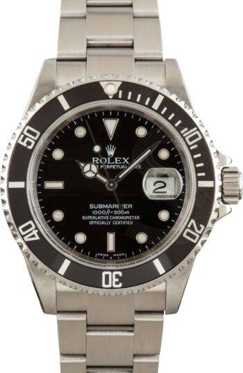 Rolex Submariner 16610T No Holes Case ELS Fashion TV