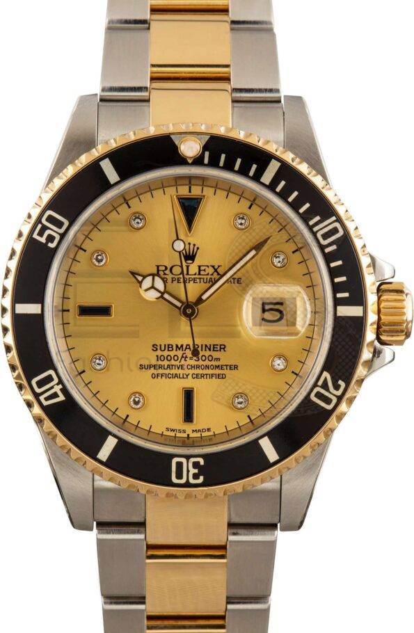 Rolex Submariner 16613 Serti ELS Fashion TV