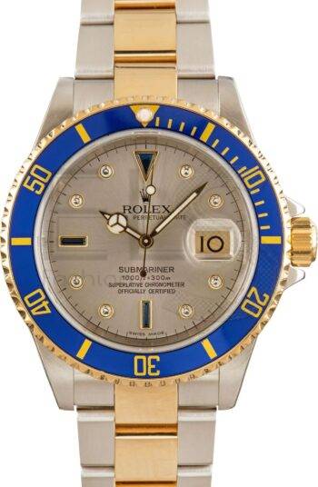 Rolex Submariner 16613T Serti Dial ELS Fashion TV