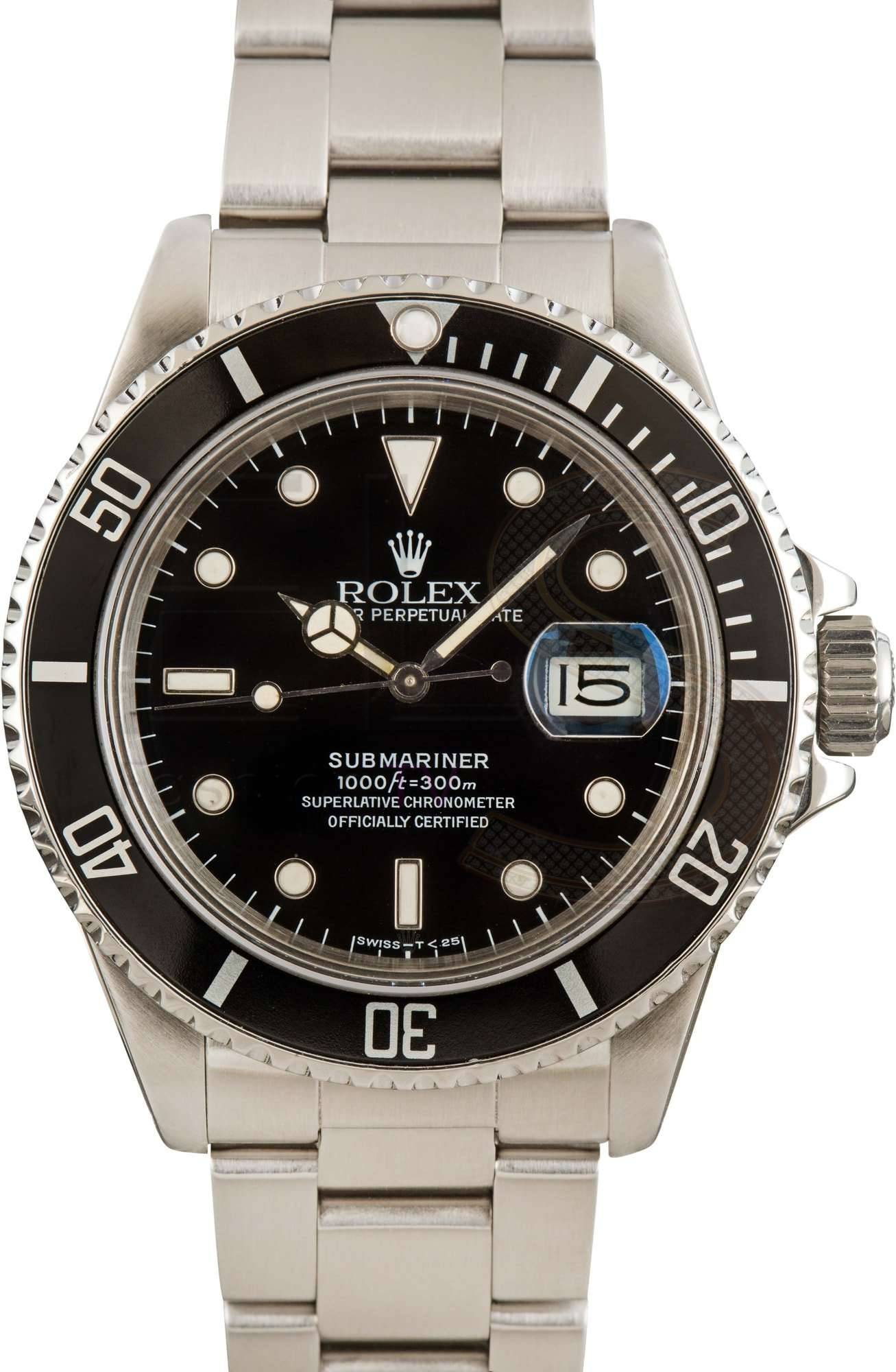 Rolex Submariner 16800 Black Dial ELS Fashion TV