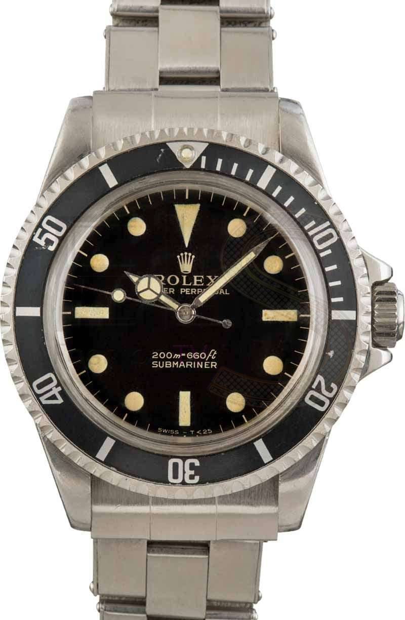 Rolex Submariner 5513 Glossy Gilt Dial ELS Fashion TV