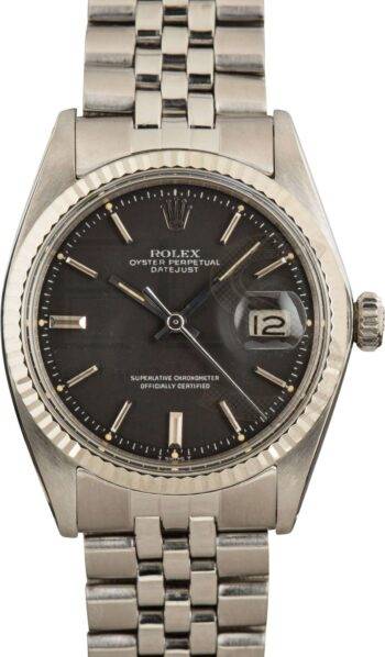 Rolex Vintage Datejust 1601 Black Dial ELS Fashion TV