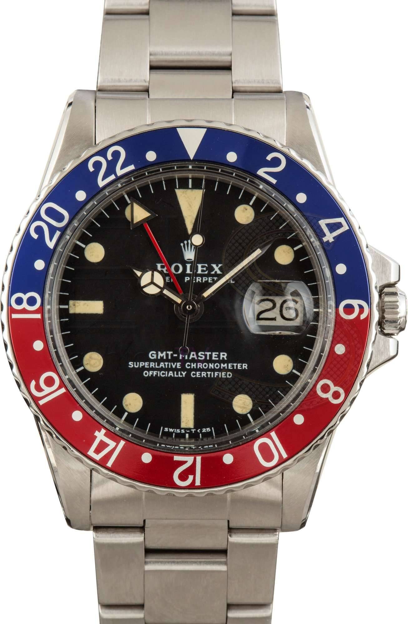Rolex Vintage GMT 1675 Pepsi Bezel ELS Fashion TV