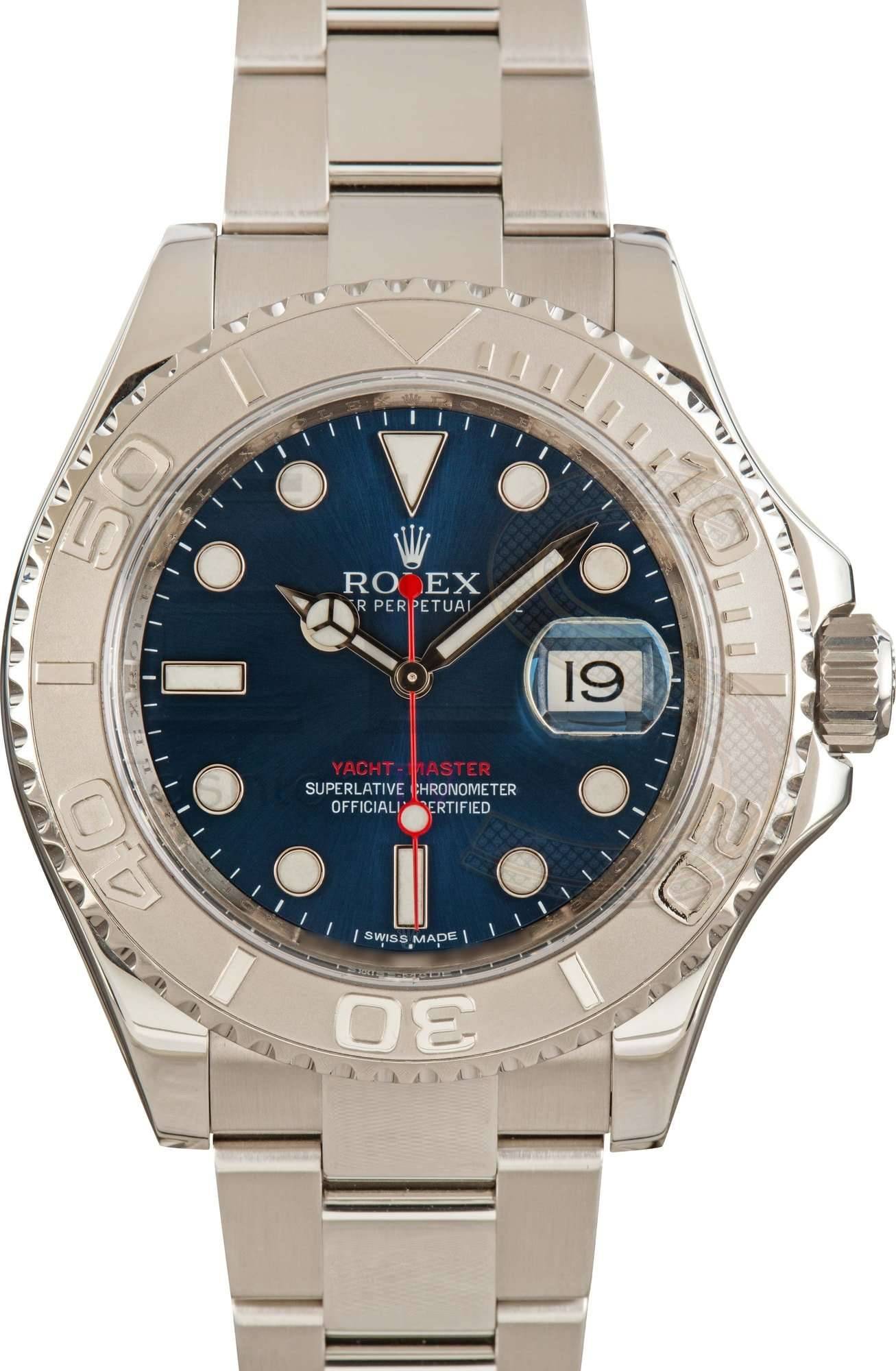 Rolex Yacht-Master ref 116622 Blue Dial