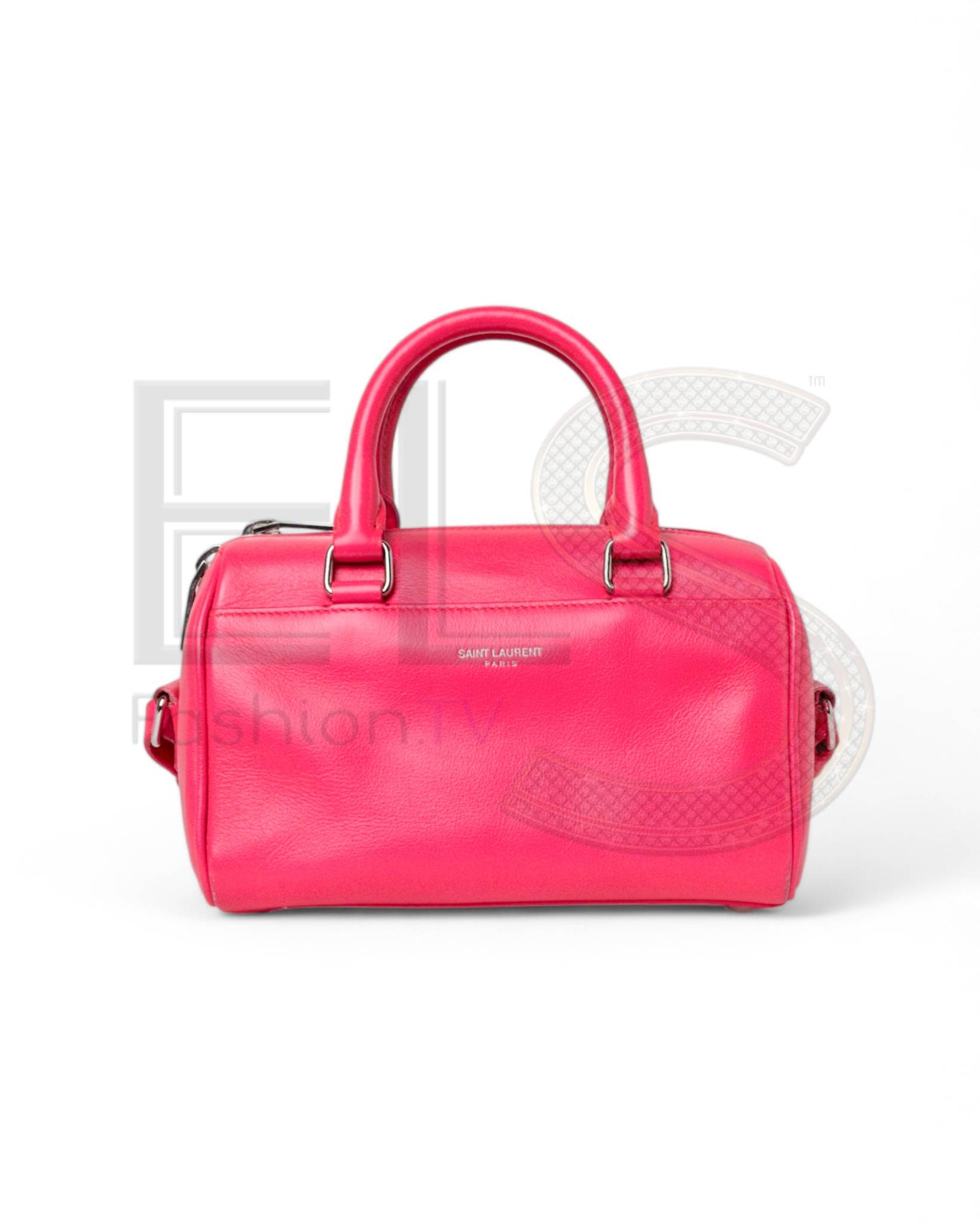 Saint Laurent Classic Duffle Fuchsia Leather ELS Fashion TV