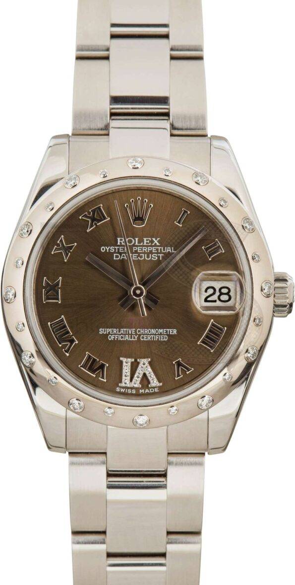 Used Rolex 178344 Datejust 31MM Diamond Dial and Bezel ELS Fashion TV