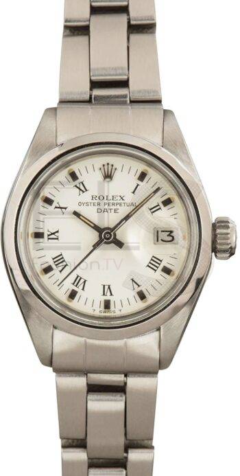 Used Rolex Date 6916 Stainless Steel ELS Fashion TV
