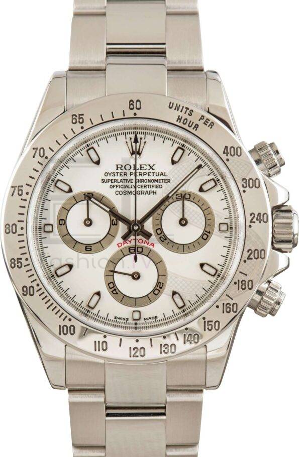 Used Rolex Daytona 116520 White Dial ELS Fashion TV