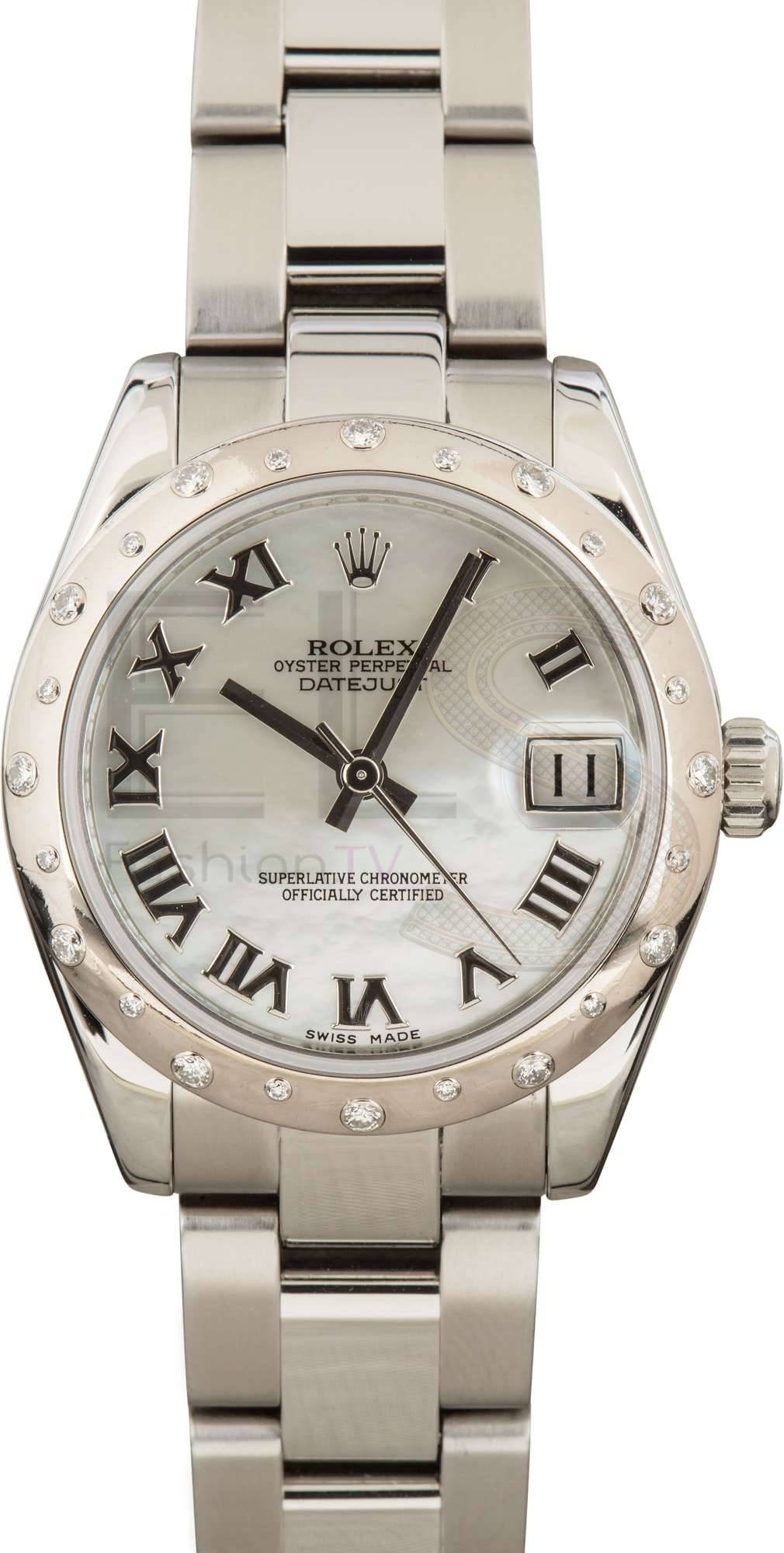 Used Rolex Mid-Size Datejust 178344 Used Rolex Mid-Size Datejust 178344 ELS Fashion TV