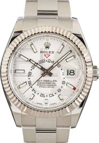 Used Rolex Sky-Dweller 326934 White Dial ELS Fashion TV