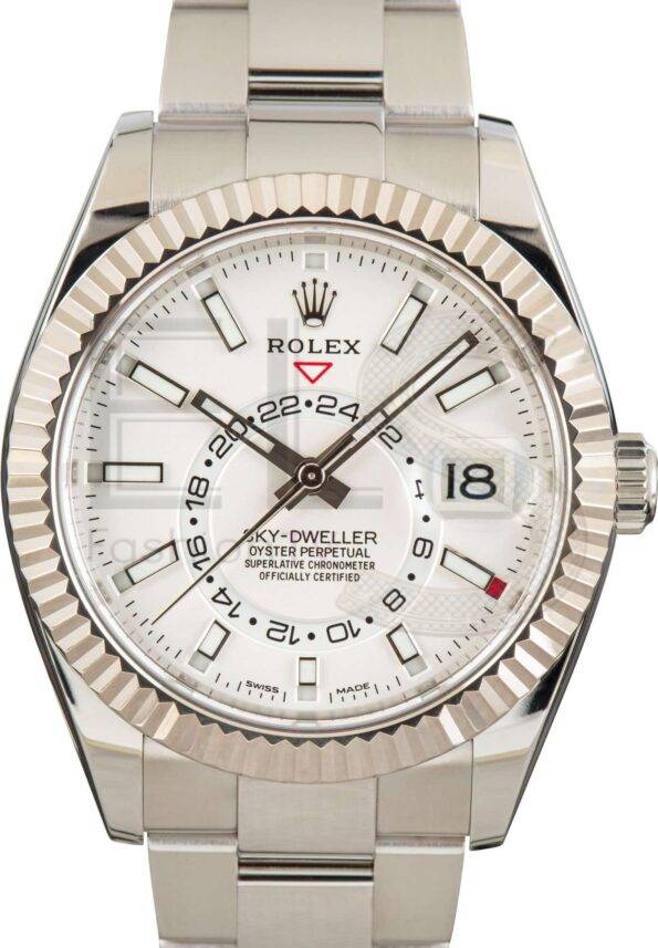 Used Rolex Sky-Dweller 326934 White Dial ELS Fashion TV