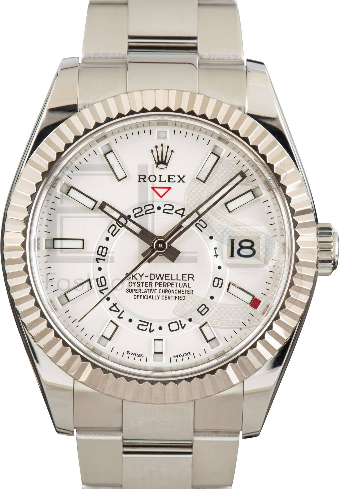 Used Rolex Sky-Dweller 326934 White Dial