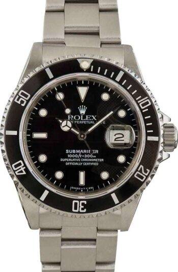Used Rolex Submariner 16610 Stainless Steel ELS Fashion TV