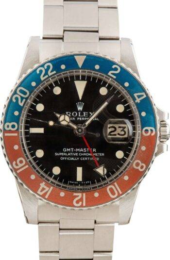 Vintage 1972 Rolex GMT-Master 1675 ELS Fashion TV