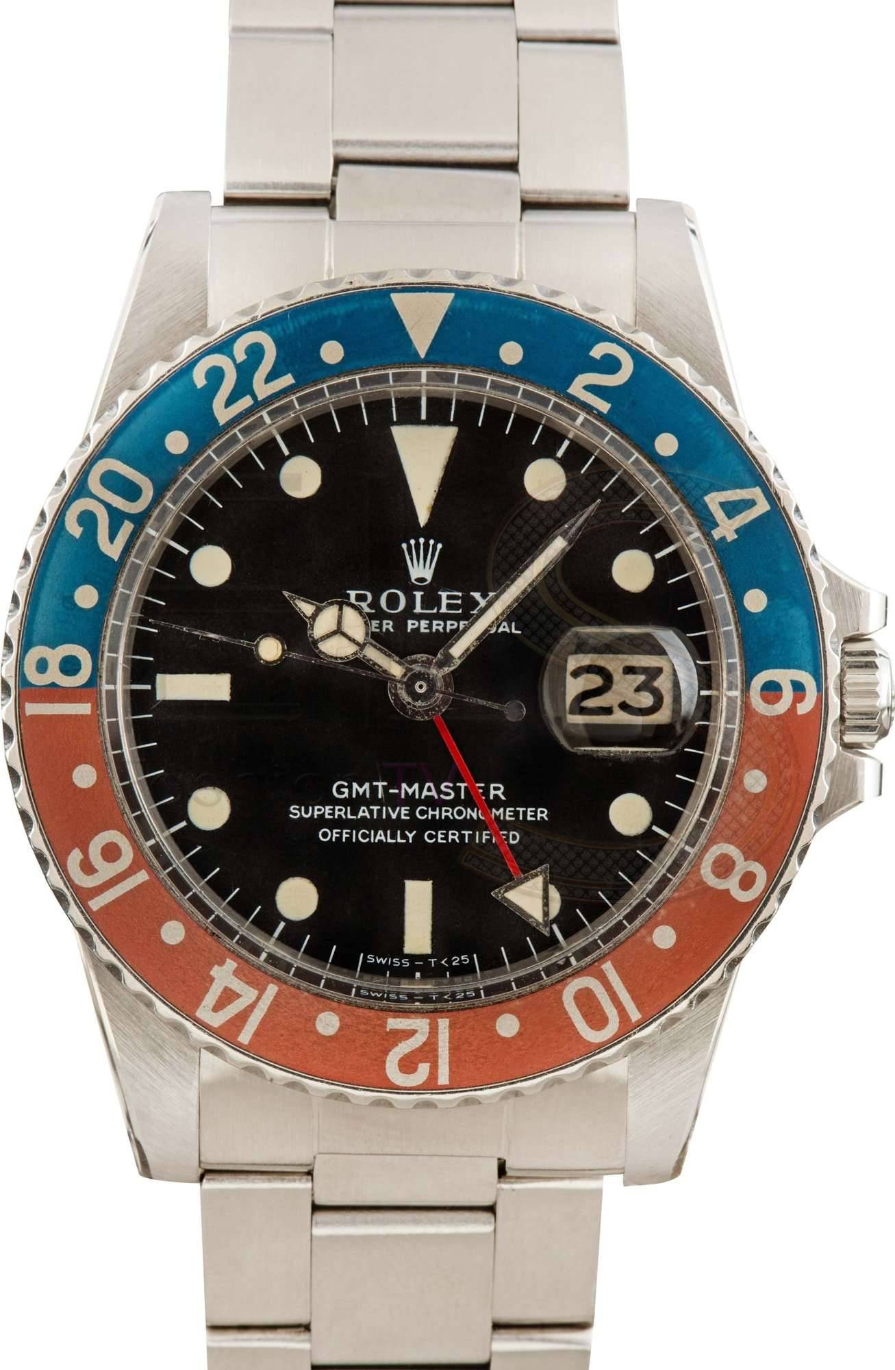 Vintage 1972 Rolex GMT-Master 1675 ELS Fashion TV