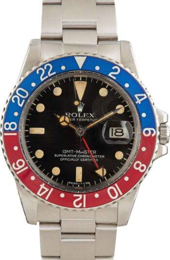 Vintage Pepsi Rolex GMT-Master 1675 Stainless Steel ELS Fashion TV