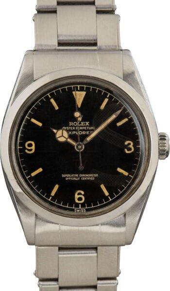 Vintage Rolex Explorer 1016 Black ELS Fashion TV