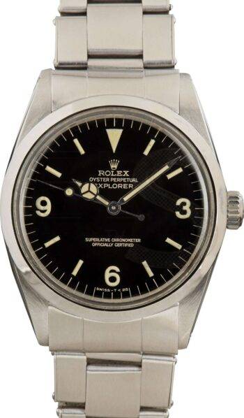 Vintage Rolex Explorer 1016 Black Dial ELS Fashion TV