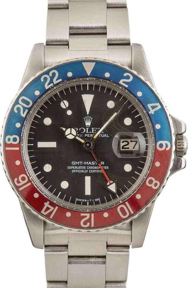 Vintage Rolex GMT-Master 1675 Blue & Red Pepsi ELS Fashion TV