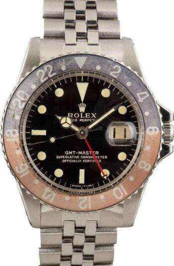 Vintage Rolex GMT-Master 1675 Glossy Gilt Dial ELS Fashion TV