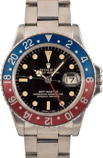 Vintage Rolex GMT-Master 1675 Glossy Gilt Dial "Pepsi" ELS Fashion TV