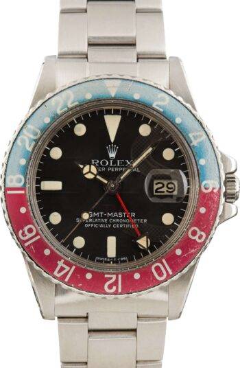 Vintage Rolex GMT-Master 1675 Pepsi Insert ELS Fashion TV