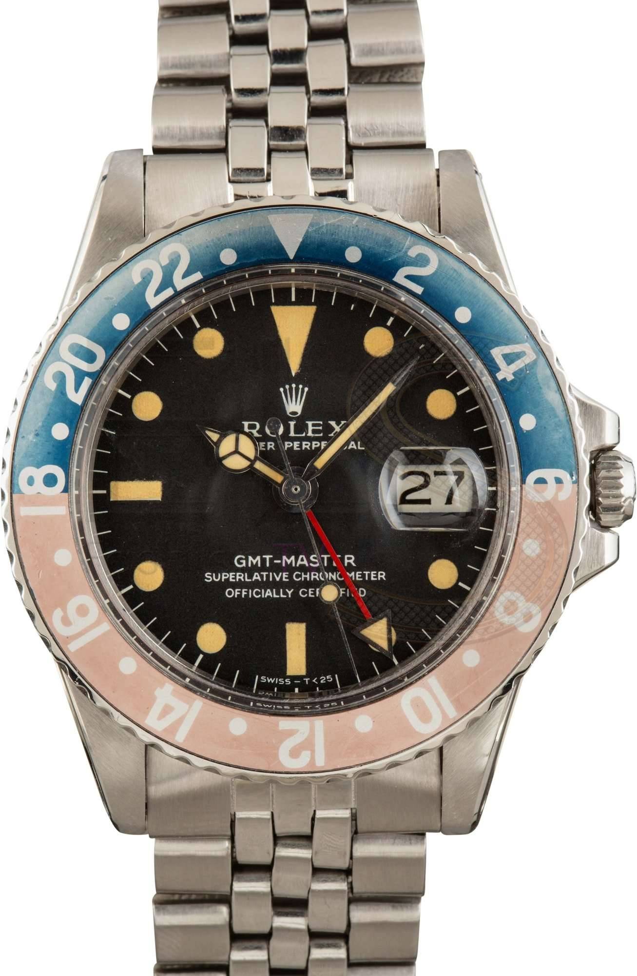 Vintage Rolex GMT Pepsi 1675 ELS Fashion TV