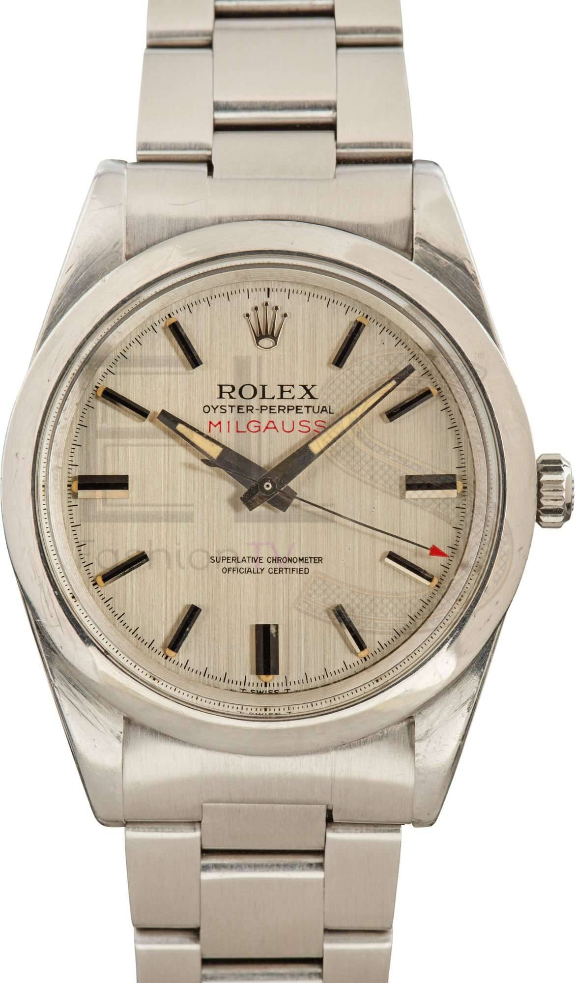 Vintage Rolex Milgauss 1019 Stainless Steel ELS Fashion TV