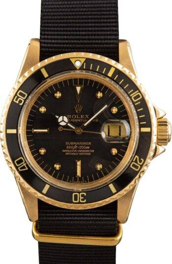 Vintage Rolex Submariner 1680 Gold ELS Fashion TV