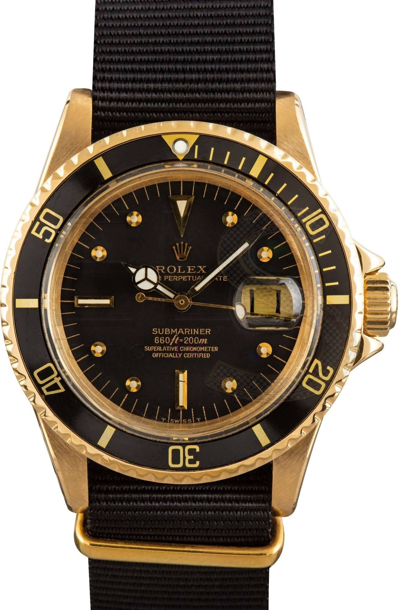 Vintage Rolex Submariner 1680 Gold ELS Fashion TV